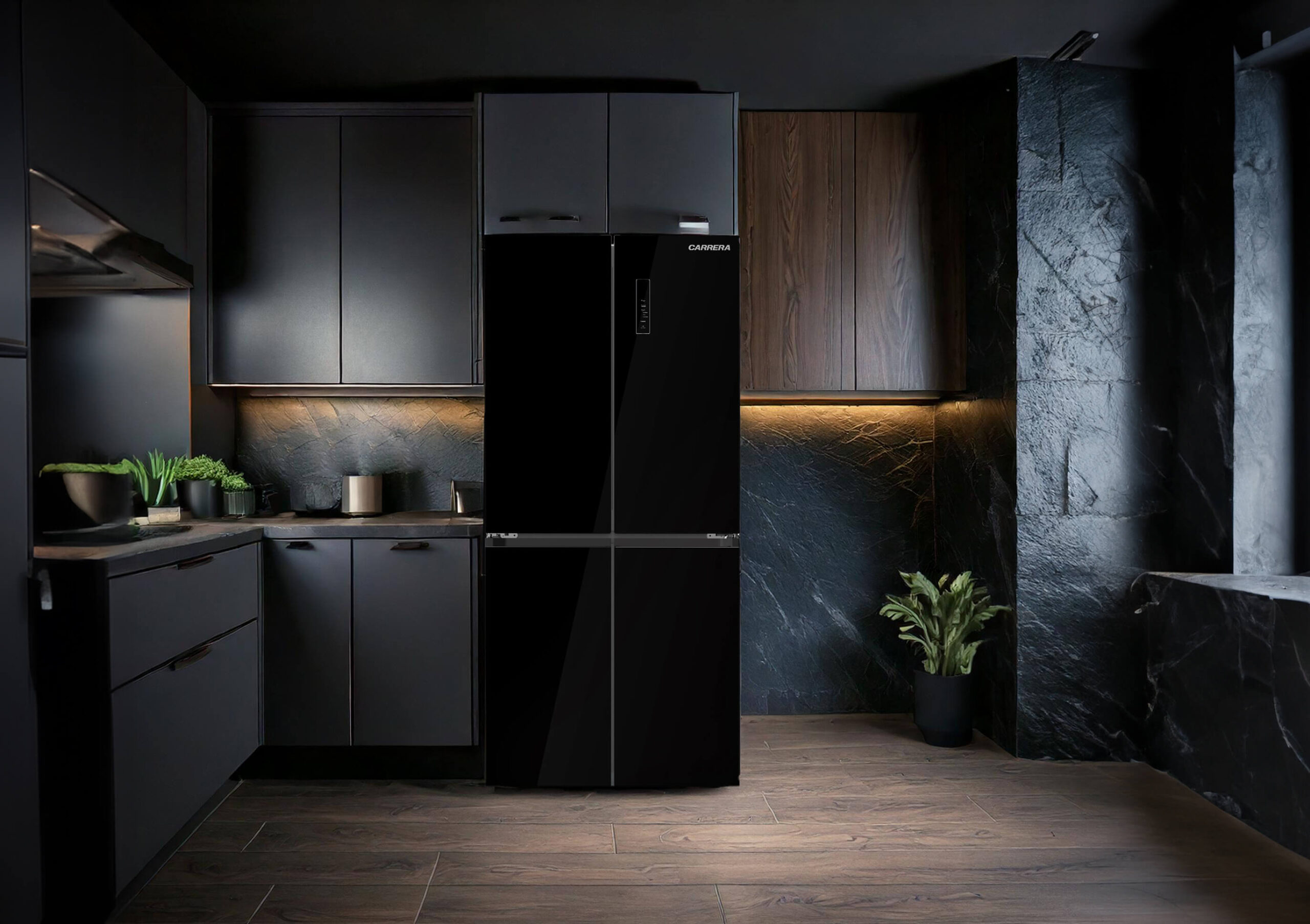 2-door refrigerator in a modern kitchen copy-2